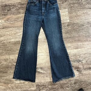Levi's Blue Flare Wide Leg Jeans